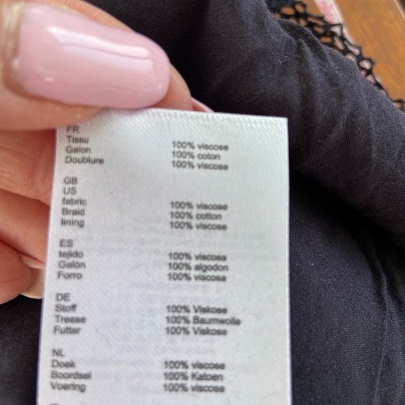 Beautifully braided detail Maje dress in Navy Blue Size 3 (Maje) EUC - Picture 11 of 16